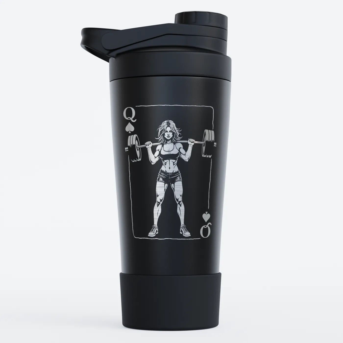 TOZ24 Gym Girl Poker Edelstahl Shaker