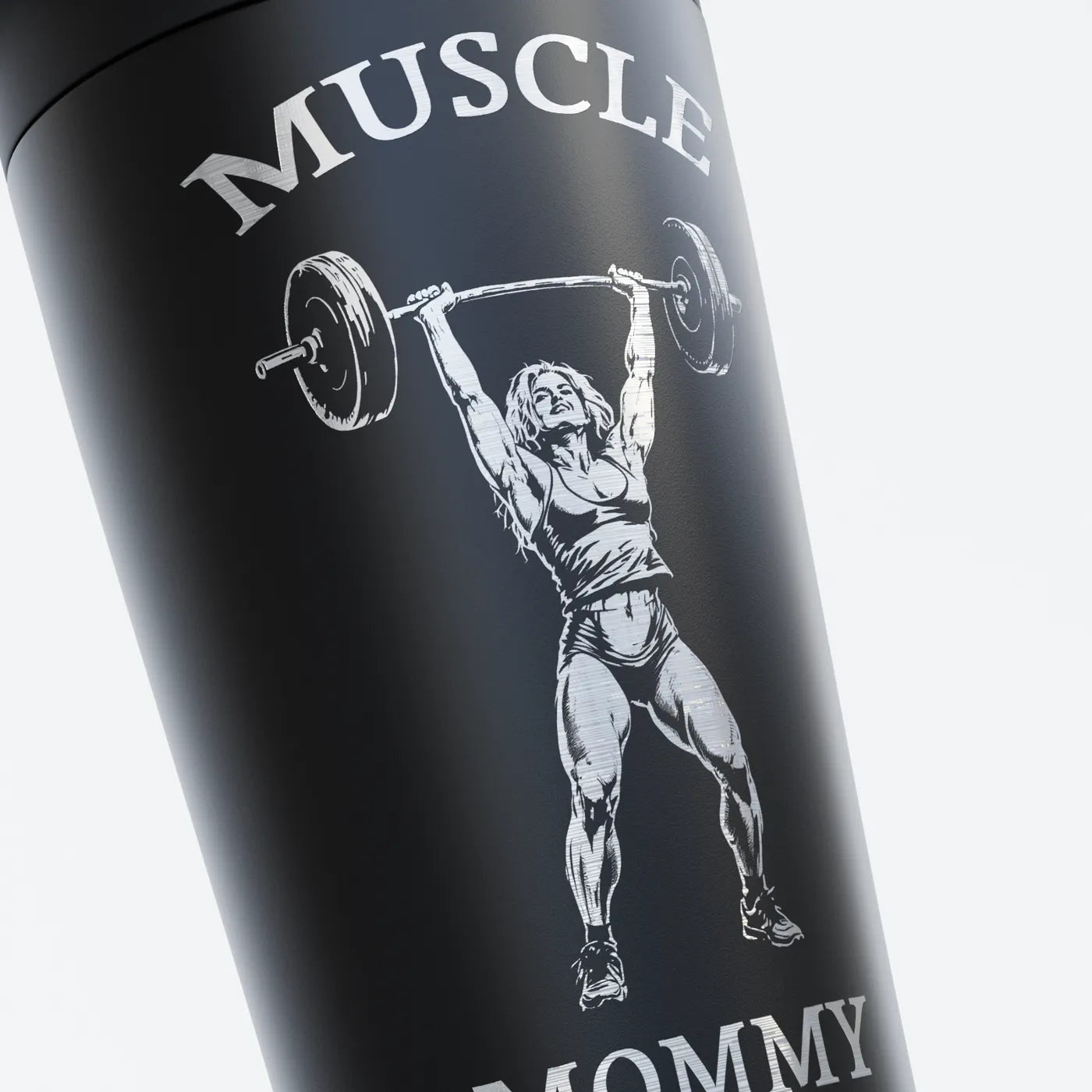 TOZ24 Muscle Mommy Edelstahl Shaker