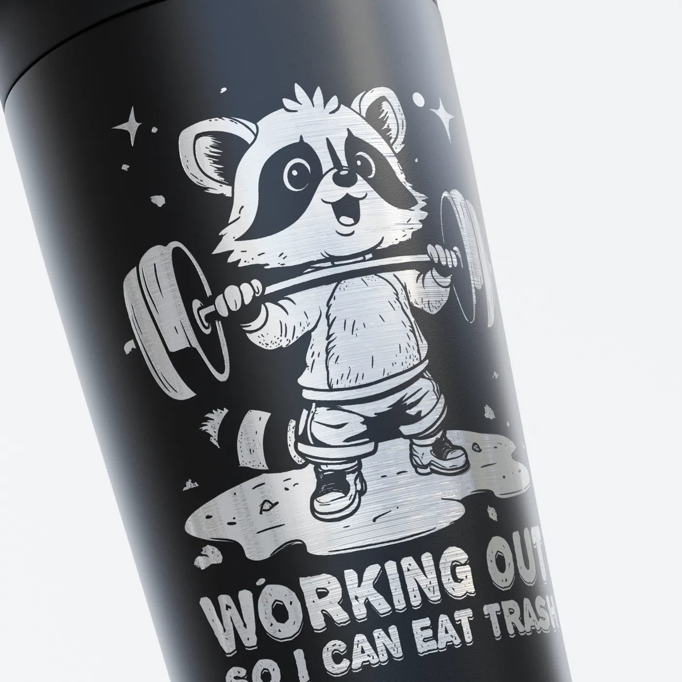 TOZ24 Raccoon Edelstahl Shaker