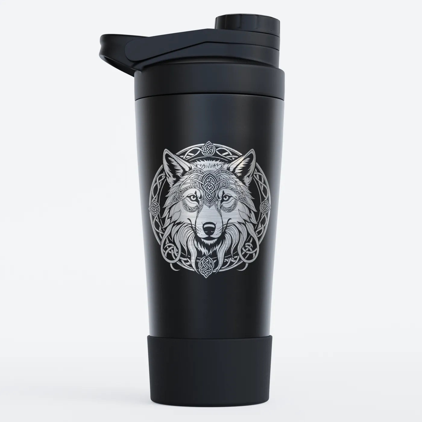 TOZ24 Wolf Emblem Edelstahl Shaker