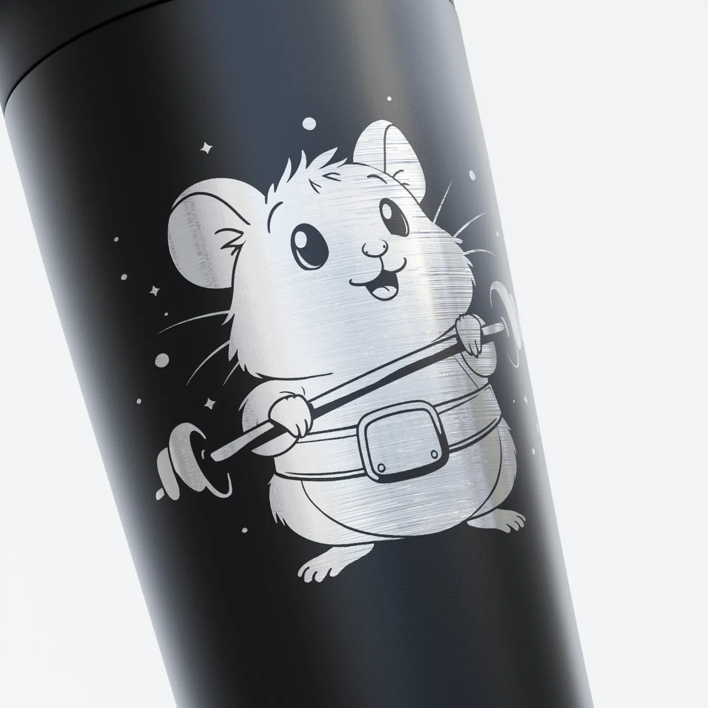 TOZ24 Cute Hamster Edelstahl Shaker