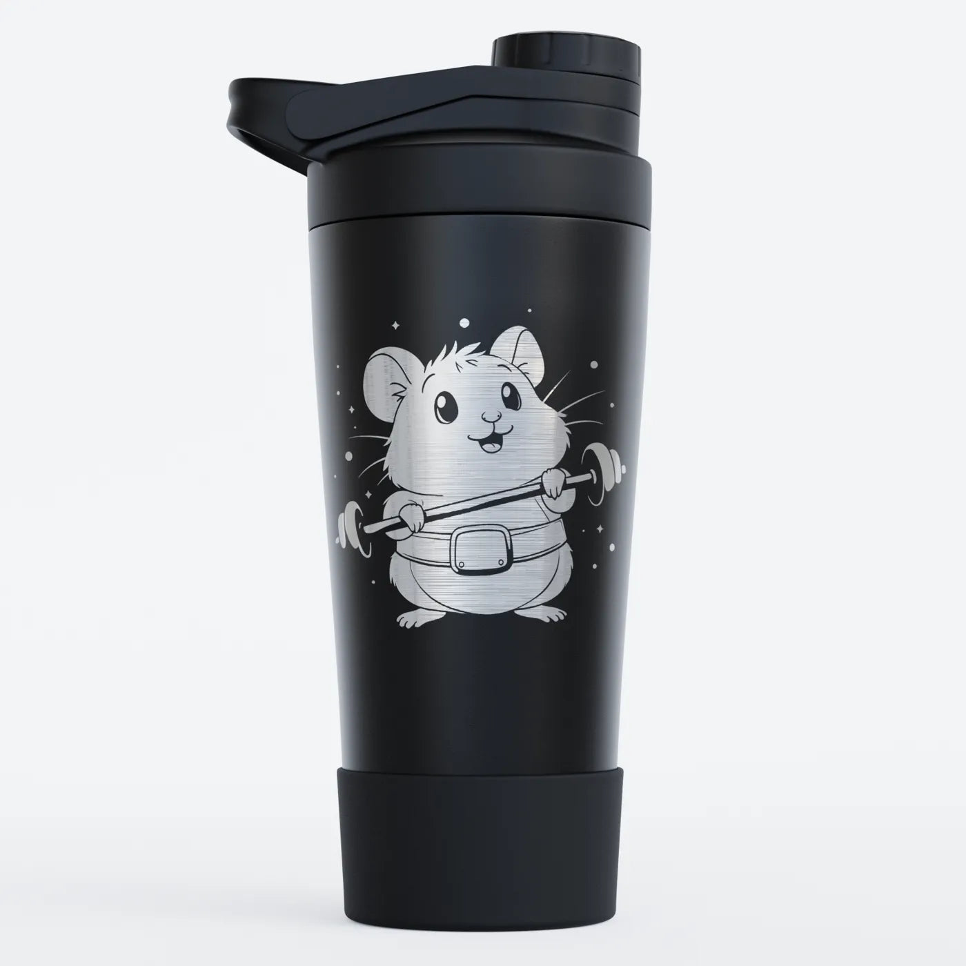 TOZ24 Cute Hamster Edelstahl Shaker