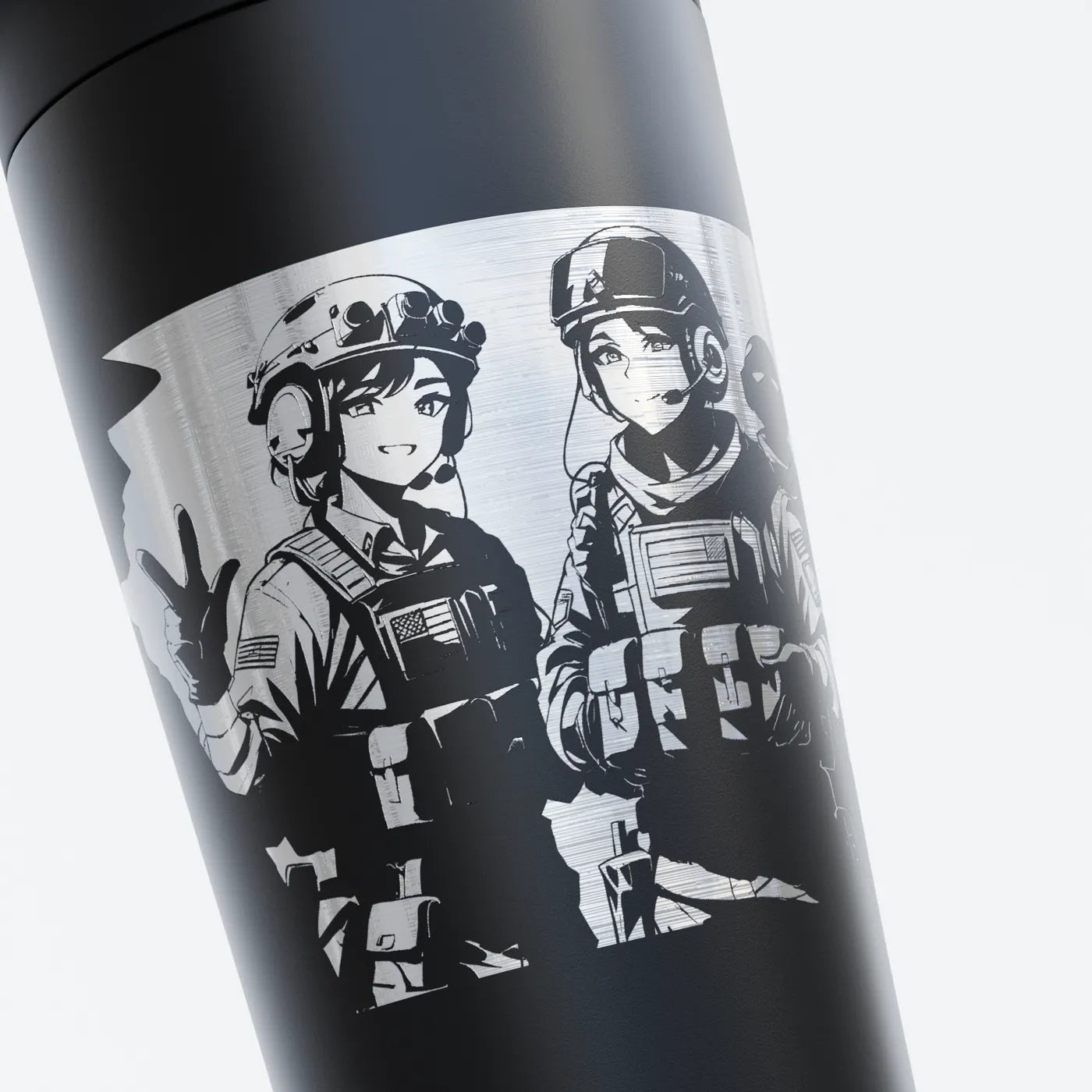 TOZ24 Military Girls Edelstahl Shaker