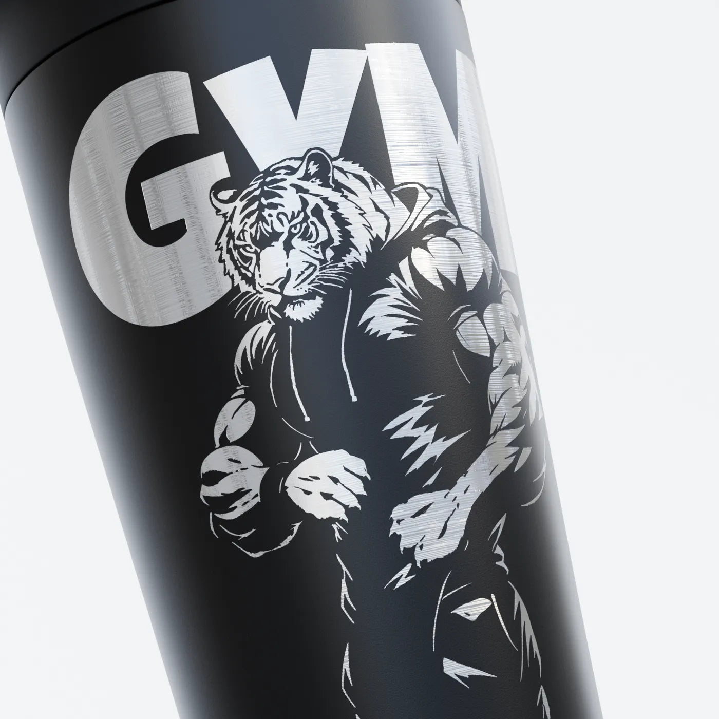 TOZ24 Gym Tiger Edelstahl Shaker