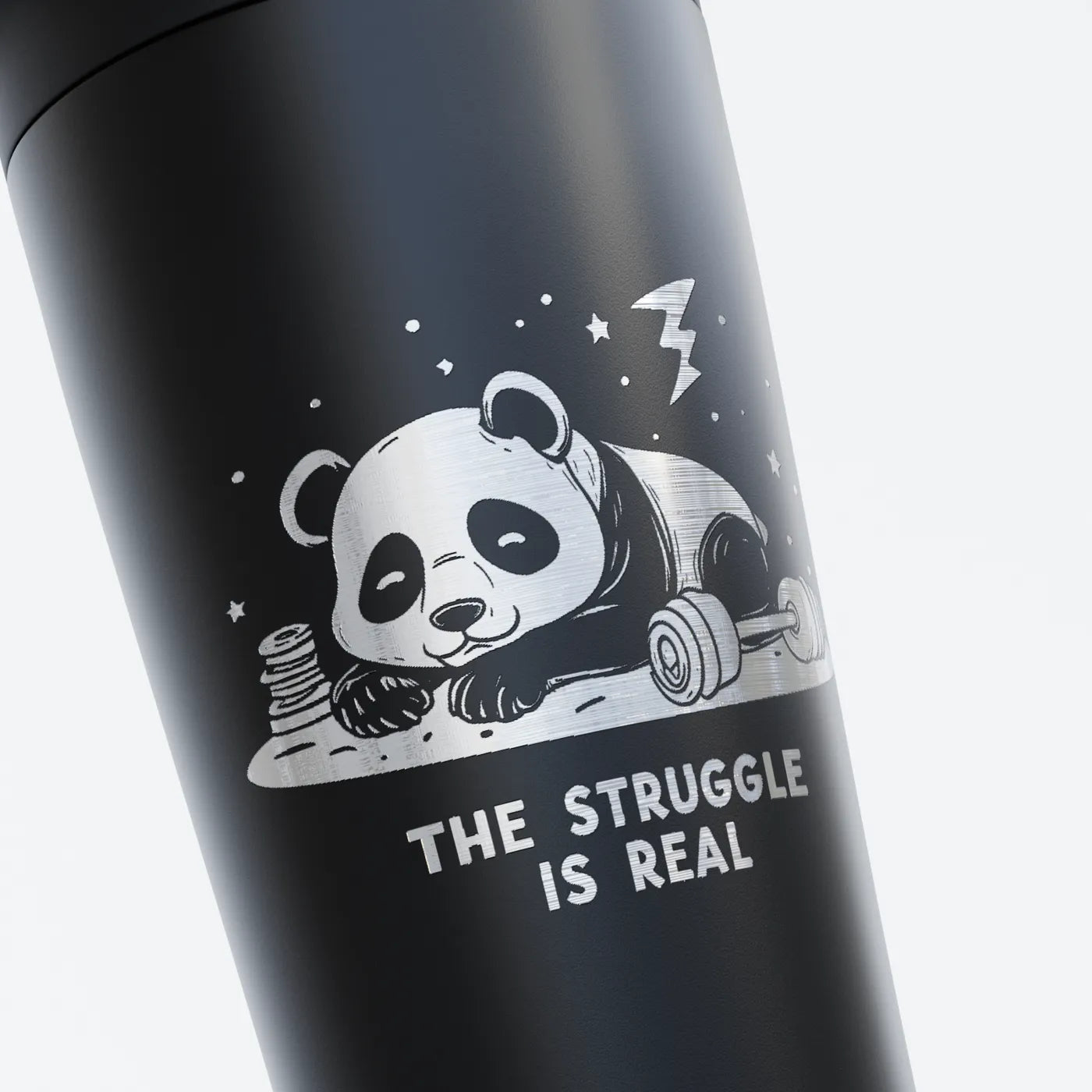 TOZ24 Panda Sleeping Edelstahl Shaker