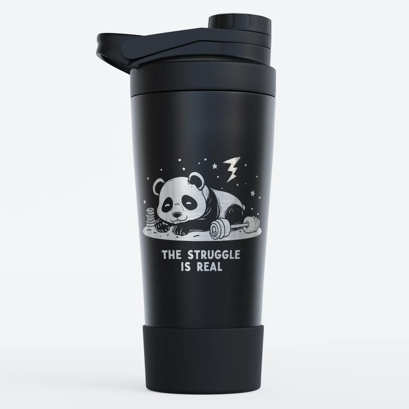 TOZ24 Panda Sleeping Edelstahl Shaker