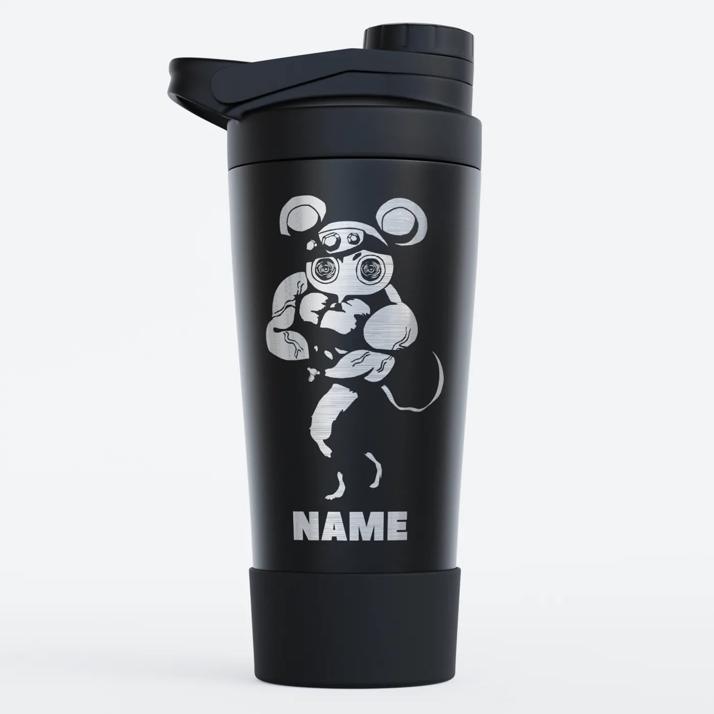 TOZ24 Gym Rat Chest Edelstahl Shaker