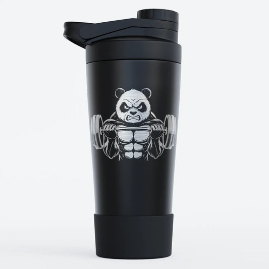 TOZ24 Angry Panda Edelstahl Shaker Gestalten