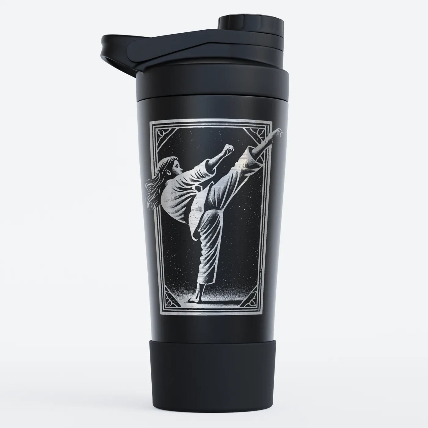 TOZ24 Kung Fu Girl Edelstahl Shaker