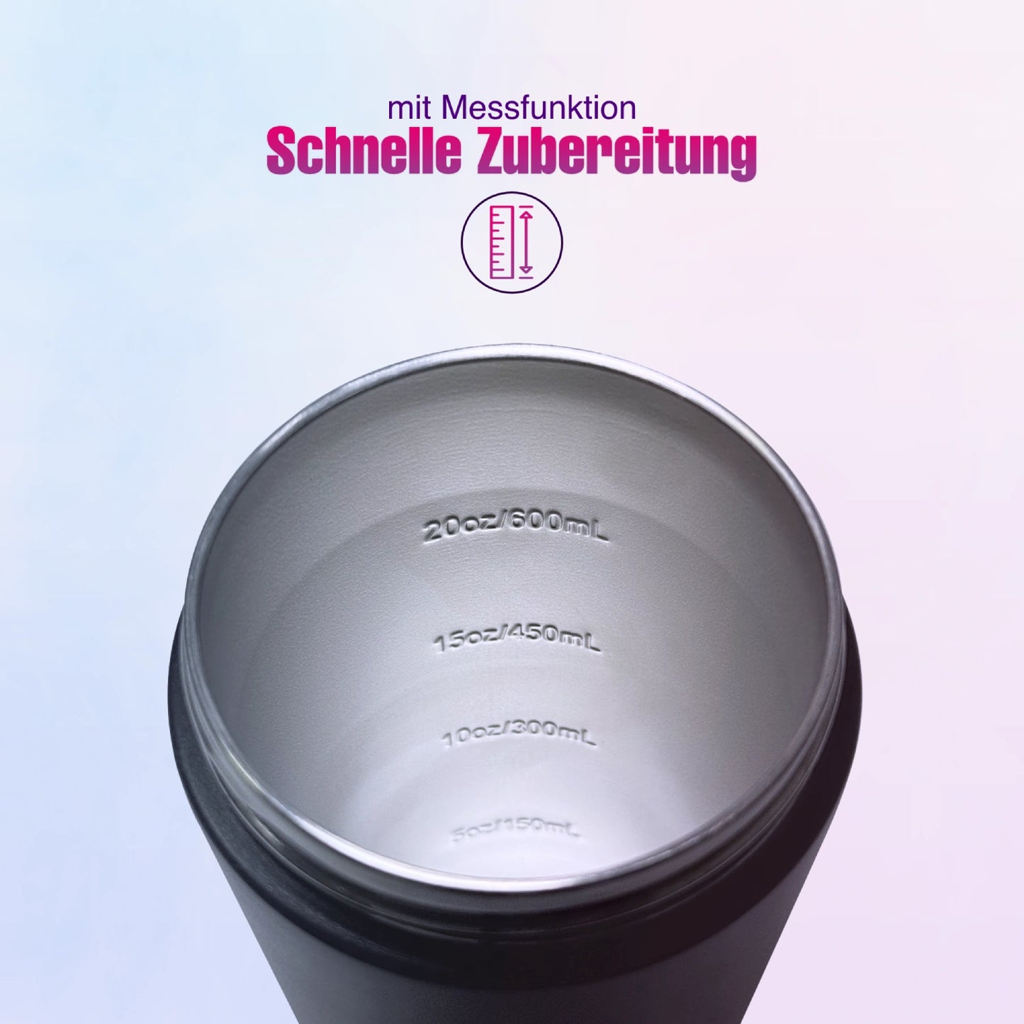 TOZ24 Groot Edelstahl Shaker Gestalten