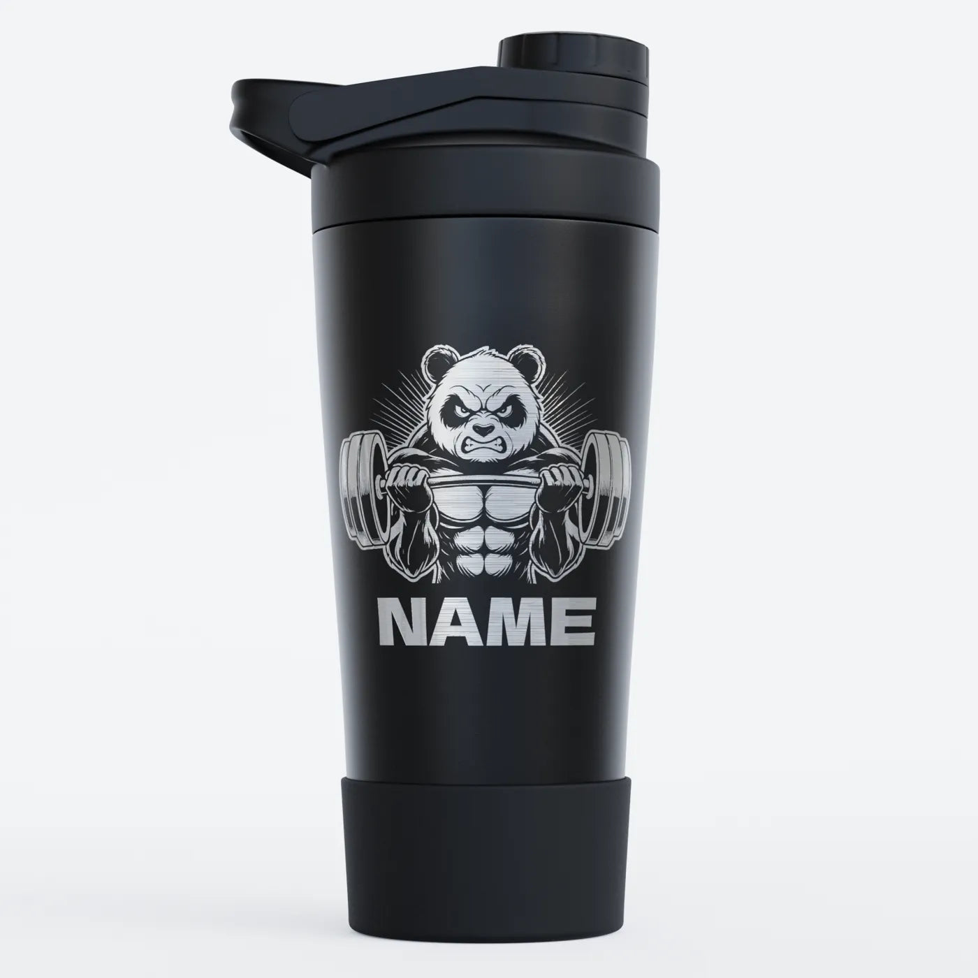 TOZ24 Angry Panda Edelstahl Shaker Gestalten