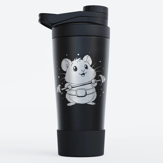 TOZ24 Cute Hamster Edelstahl Shaker