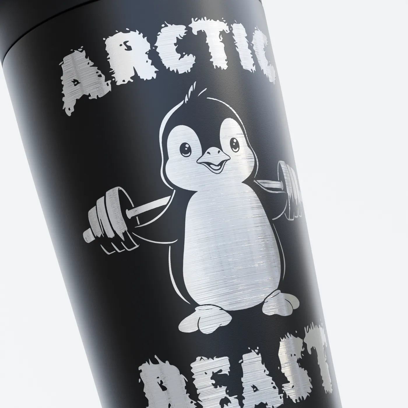 TOZ24 Arctic Pinguin Edelstahl Shaker