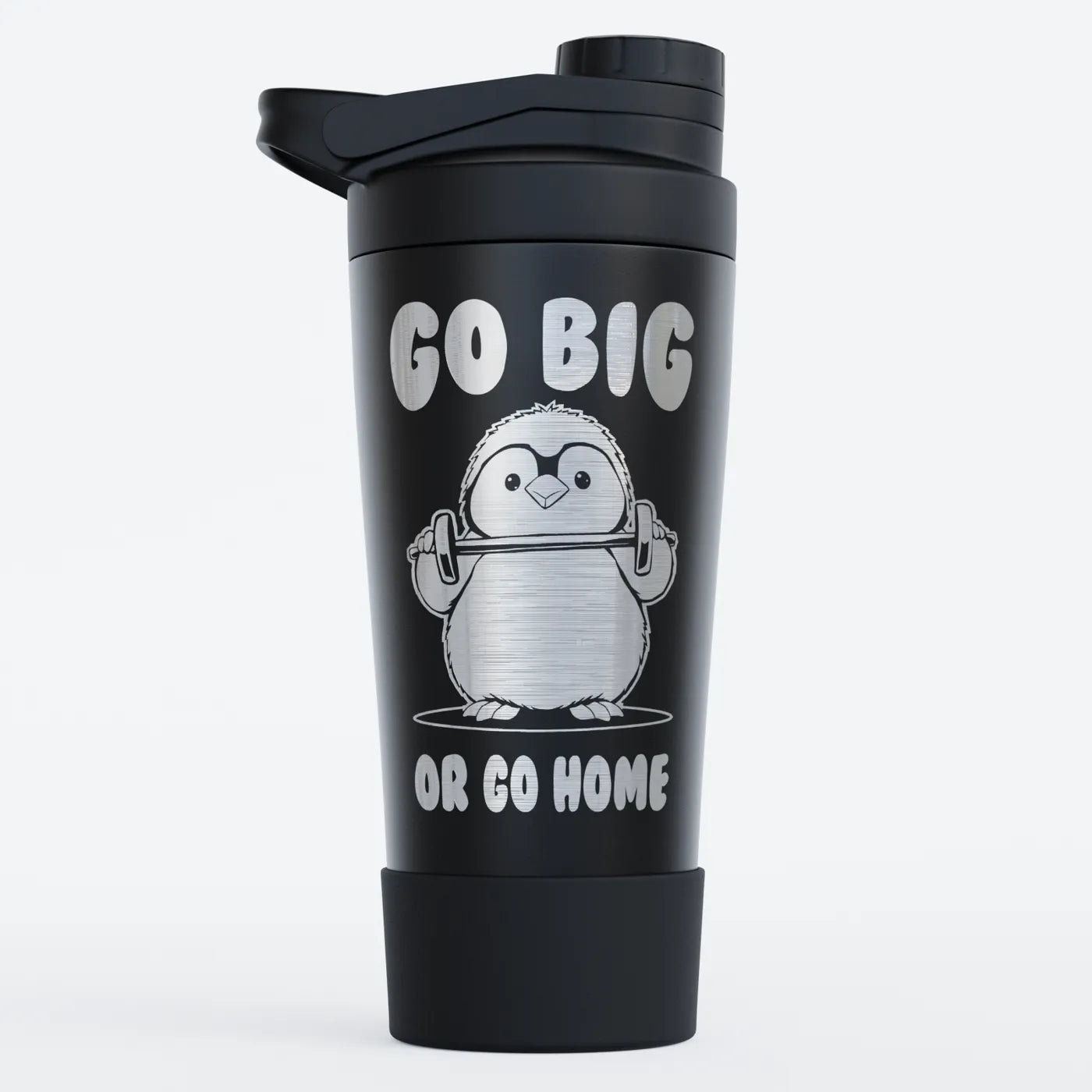 TOZ24 Pinguin Go Big Edelstahl Shaker