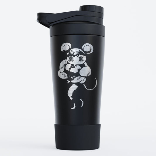 TOZ24 Gym Rat Chest Edelstahl Shaker